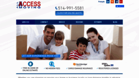 What Allaccessmoving.com website looked like in 2019 (4 years ago)
