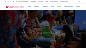 What Ansercharterschool.org website looked like in 2019 (4 years ago)