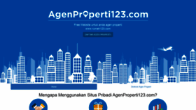 What Agenproperti123.com website looked like in 2019 (4 years ago)