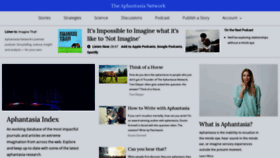 What Aphantasia.com website looked like in 2019 (5 years ago)