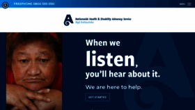 What Advocacy.org.nz website looked like in 2019 (4 years ago)