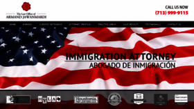 What Ajimmigration.com website looked like in 2019 (4 years ago)