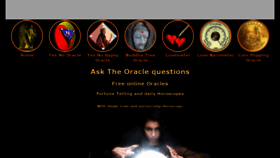 What Ask-the-oracle.com website looked like in 2019 (4 years ago)