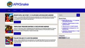 What Apksnake.com website looked like in 2019 (4 years ago)