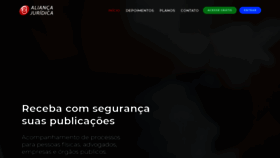 What Aliancajuridica.com.br website looked like in 2019 (4 years ago)