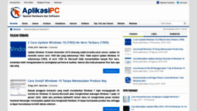 What Aplikasipc.com website looked like in 2019 (4 years ago)