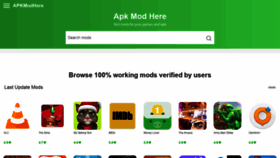 What Apkmodhere.com website looked like in 2019 (4 years ago)
