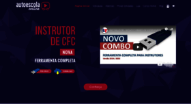 What Autoescolaonline.net website looked like in 2019 (5 years ago)