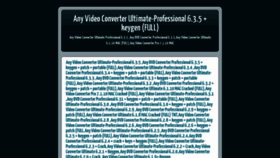 What Any-video-converter-ultimate-pro.blogspot.com website looked like in 2019 (4 years ago)