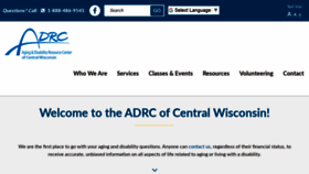 What Adrc-cw.org website looked like in 2019 (4 years ago)