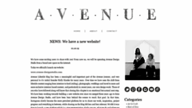 What Avenuelifestyle.com website looked like in 2019 (4 years ago)