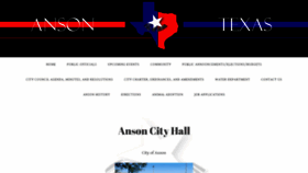What Anson-tx.us website looked like in 2019 (4 years ago)