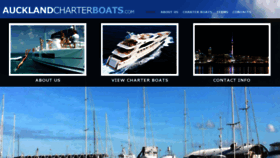 What Aucklandcharterboats.com website looked like in 2019 (4 years ago)