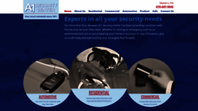 What A1securitycenter.com website looked like in 2019 (4 years ago)