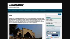 What Arabianbay-resort.com website looked like in 2019 (4 years ago)