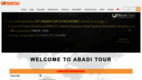 What Abaditour.com website looked like in 2019 (4 years ago)