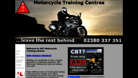 What Adtmotorcycletraining.co.uk website looked like in 2019 (4 years ago)
