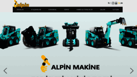 What Alpinmakine.com website looked like in 2019 (4 years ago)