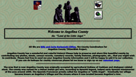 What Angelinacountygenealogy.com website looked like in 2019 (4 years ago)