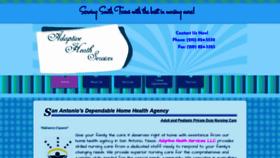 What Adaptivehealthservices.com website looked like in 2019 (4 years ago)