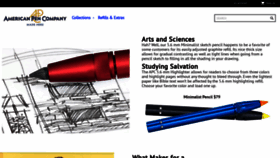 What Americanpencompany.com website looked like in 2019 (4 years ago)