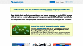 What Axutopia.com website looked like in 2019 (4 years ago)