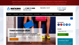 What Ammina-demo.ru website looked like in 2019 (4 years ago)
