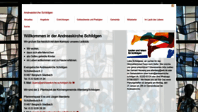 What Andreaskirche-schildgen.de website looked like in 2019 (4 years ago)