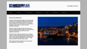 What Ambersonplaza.com website looked like in 2019 (4 years ago)