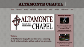 What Altamontechapel.com website looked like in 2019 (4 years ago)