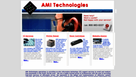 What Amitechnologies.net website looked like in 2019 (5 years ago)