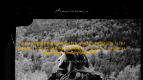 What Alwaystheadventure.com website looked like in 2019 (4 years ago)
