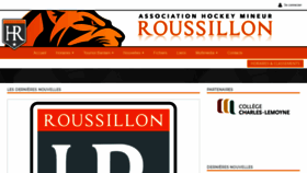 What Ahmroussillon.com website looked like in 2019 (4 years ago)