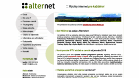 What Alternet.sk website looked like in 2019 (4 years ago)