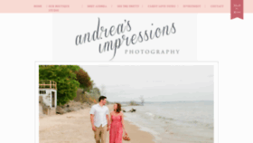 What Andreasimpressions.com website looked like in 2019 (4 years ago)