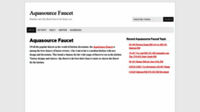 What Aquasourcefaucet.org website looked like in 2019 (4 years ago)