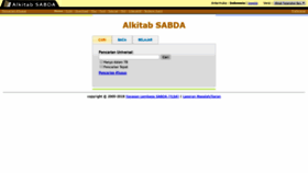 What Alkitab.sabda.org website looked like in 2019 (4 years ago)
