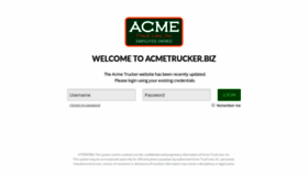 What Acmetrucker.biz website looked like in 2019 (4 years ago)