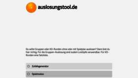 What Auslosungstool.de website looked like in 2019 (4 years ago)
