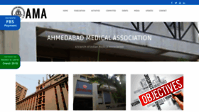 What Ahmedabadmedicalassociation.com website looked like in 2019 (4 years ago)