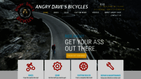 What Angrydavesbicycles.com website looked like in 2019 (4 years ago)