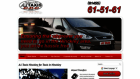 What A1taxishinckley.co.uk website looked like in 2019 (4 years ago)