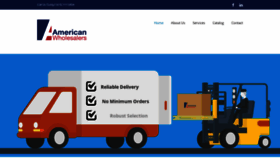 What Americanwholesalers.us website looked like in 2019 (5 years ago)