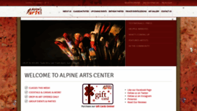 What Alpineartscenter.org website looked like in 2019 (4 years ago)