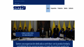 What Amgdecolombia.com website looked like in 2019 (4 years ago)