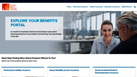 What Adhainsurance.com website looked like in 2019 (4 years ago)