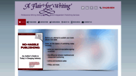 What Aflairforwriting.com website looked like in 2019 (4 years ago)