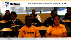 What Alanrowecollegeprep.org website looked like in 2019 (4 years ago)