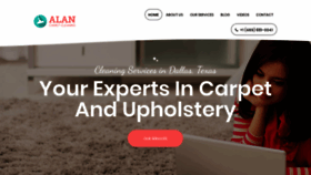 What Alancarpetcleaning.com website looked like in 2019 (4 years ago)