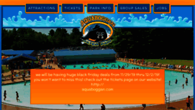 What Aquabogganwaterpark.com website looked like in 2019 (4 years ago)